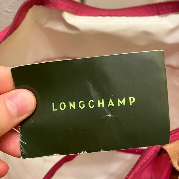 Longchamp expandable  magenta bag - Picture 10 of 15